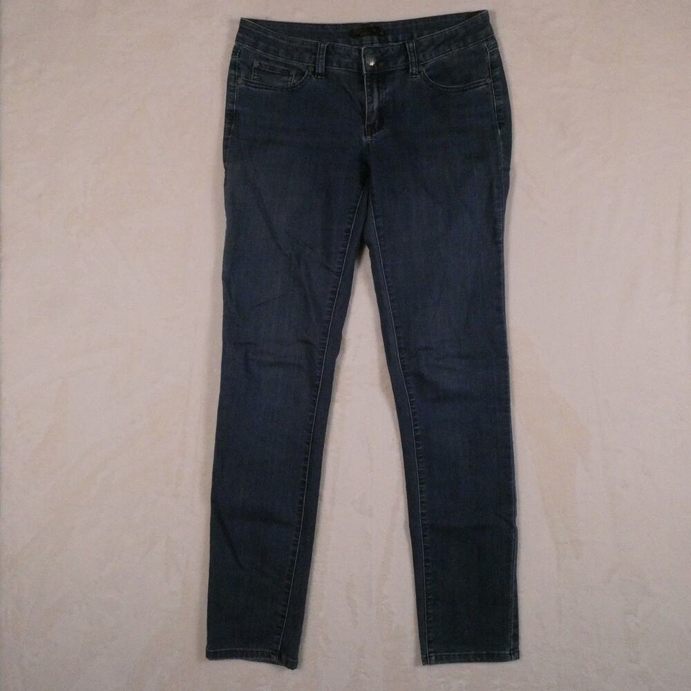 prAna Kayla Midrise Jeans Size 6 28 Medium Wash Skinny Straight Stretch